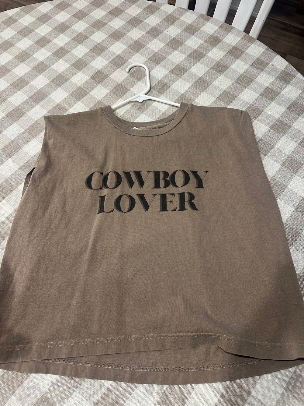 Cowboy Lover Graphic Tee - Brown